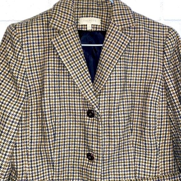 Talbots Multi-Color Houndstooth Blazer - Picture 10 of 12